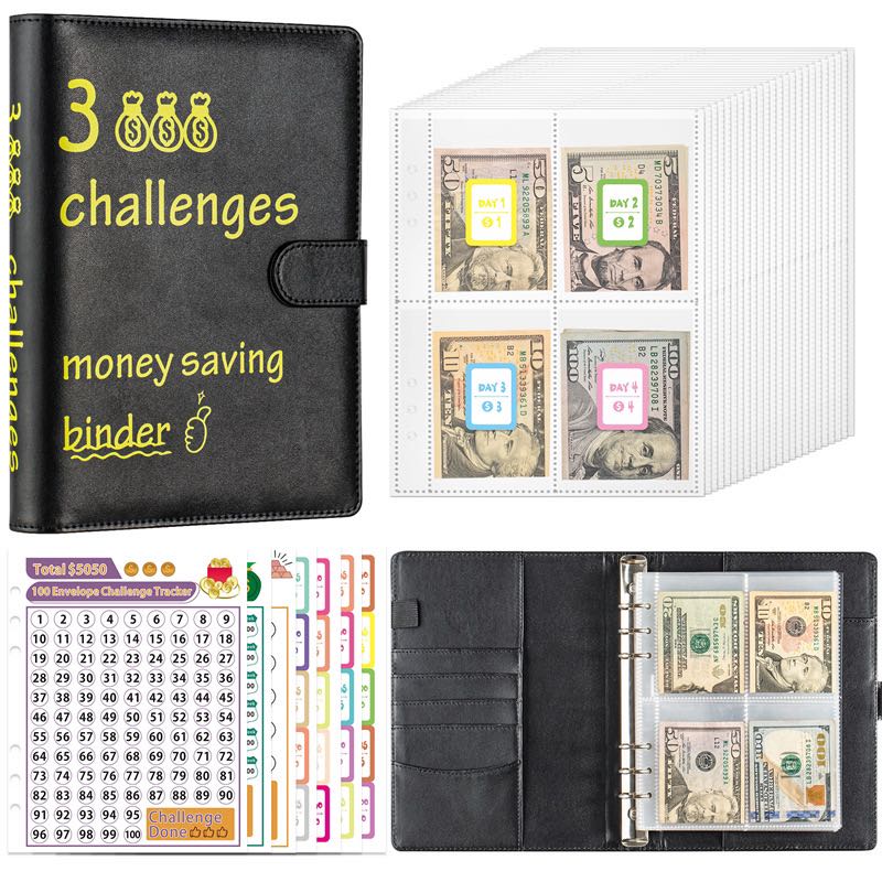 3 Challenges Binder black