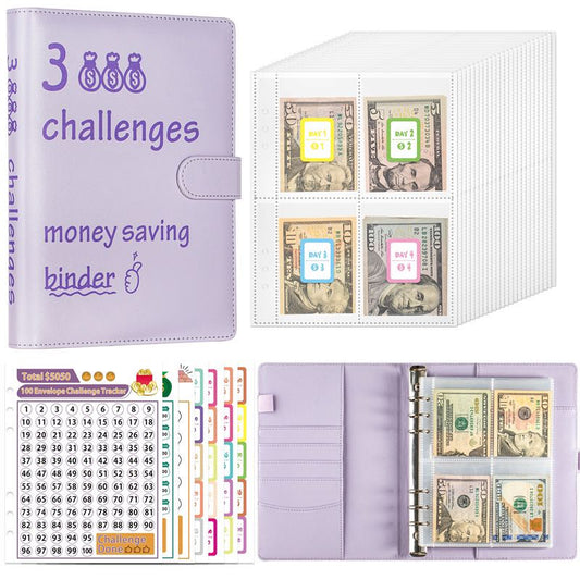 3 Challenges Binder Purple