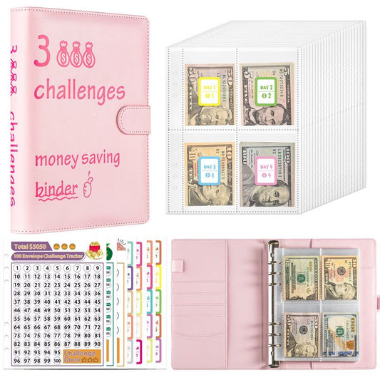 3 Challenges Binder Pink