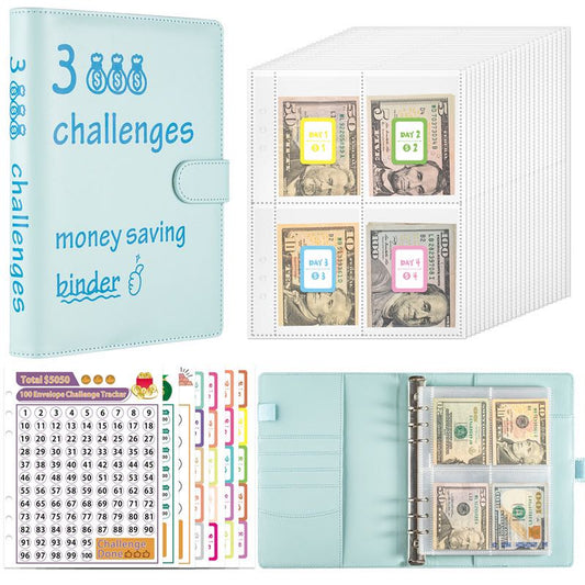 3 Challenges Binder Blue