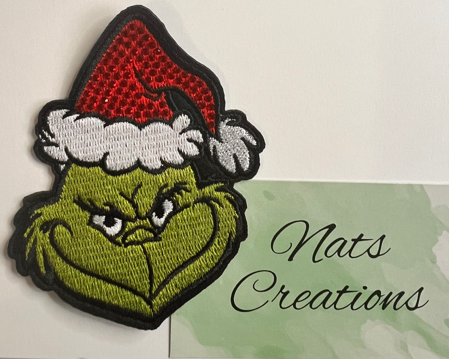 002- Christmas chenille patch