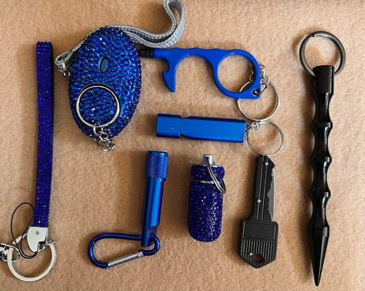 Blue mini self defense kit