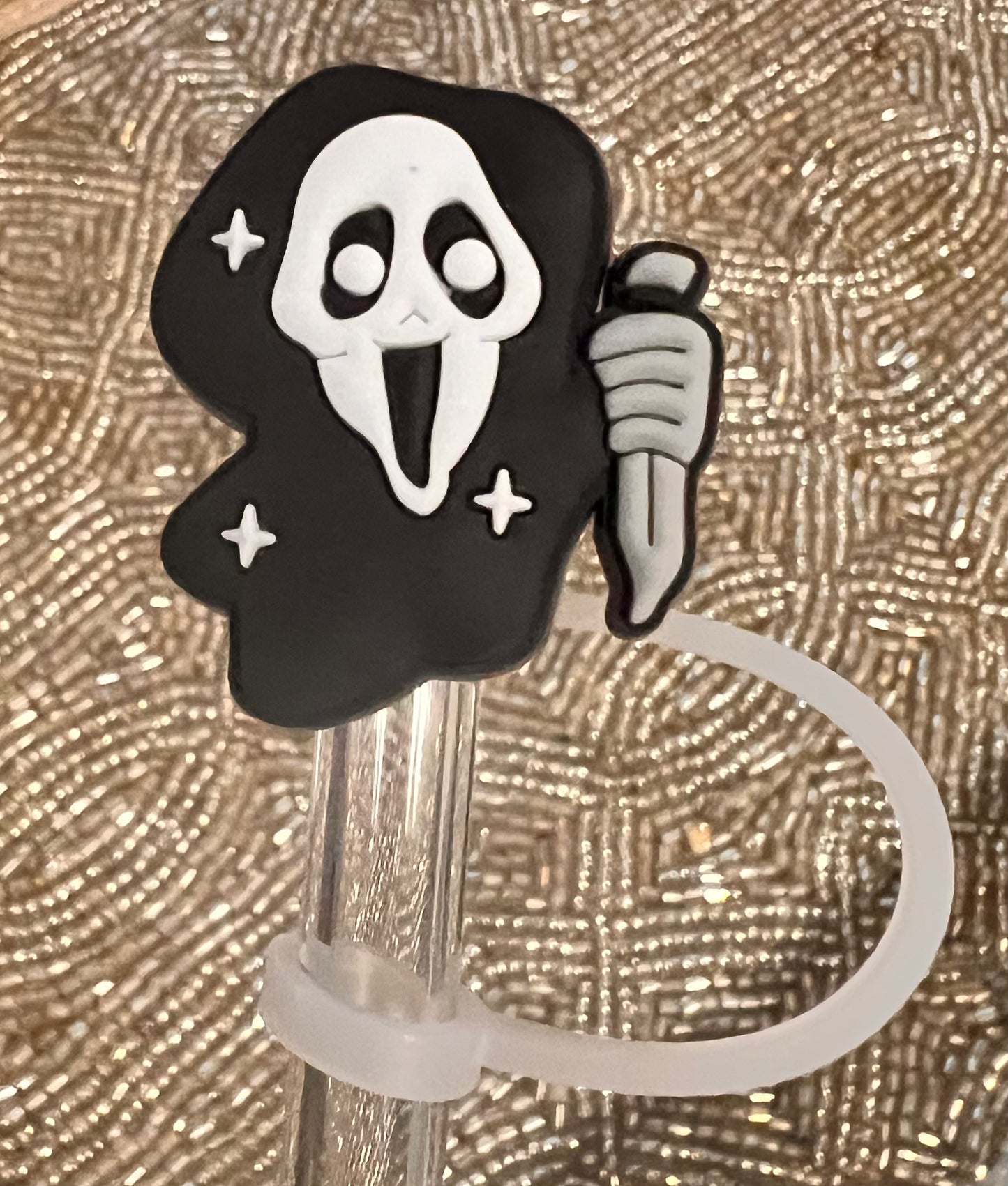 Scream straw topper