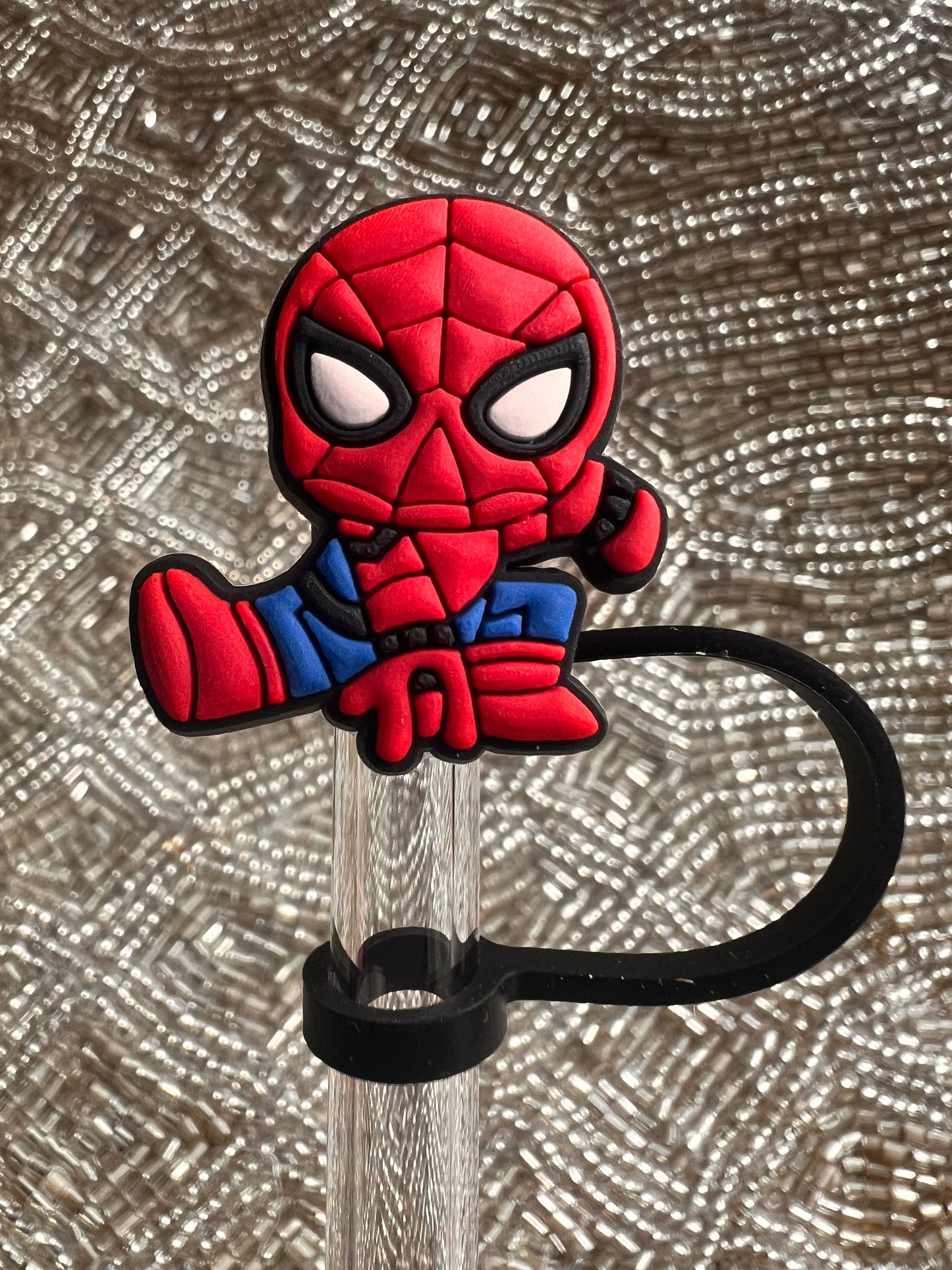 Spidey straw topper