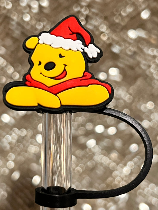 Bear Christmas straw topper