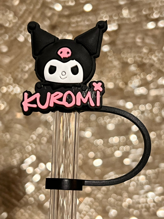 HK Kuromi straw topper