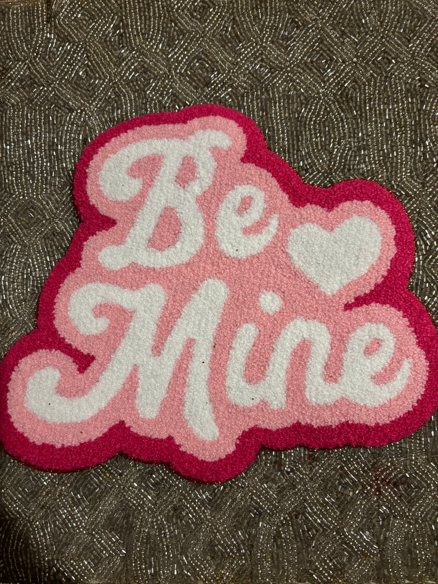 Be mine Chenille patch