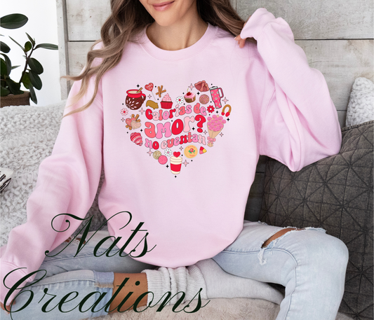 Calorias de Amor Crewneck